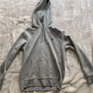 Ralph Lauren Gray Sweatshirt Classic Pullover Hoodie